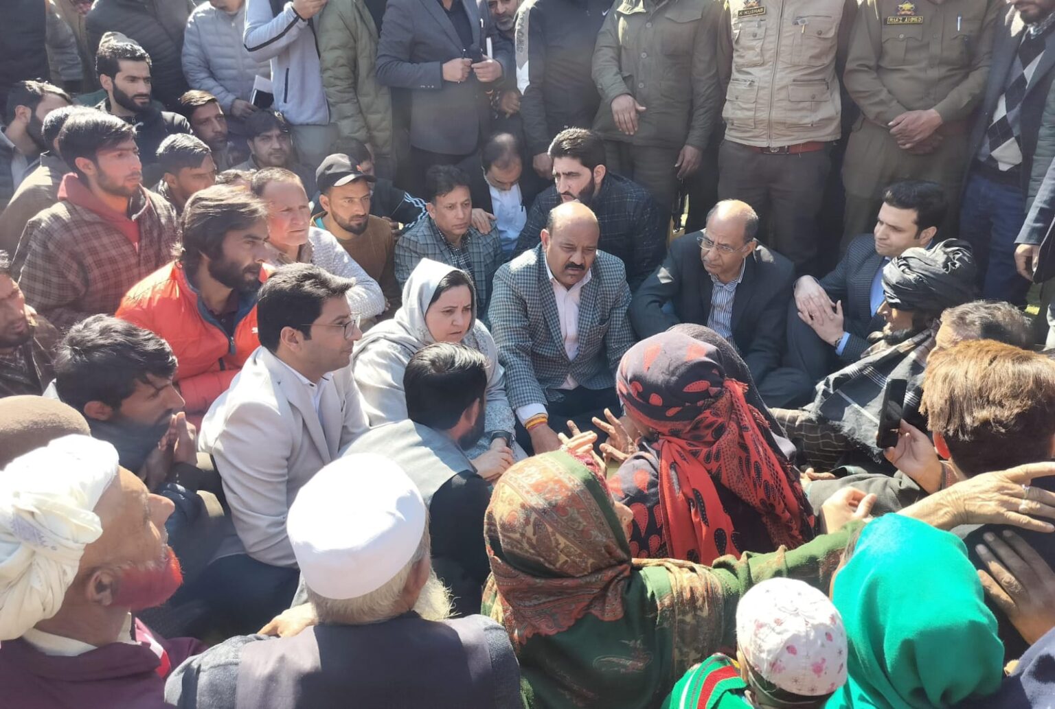 Dy CM, Health Minister, Advisor to CM visit Kulgam, meet family of deceased brothers