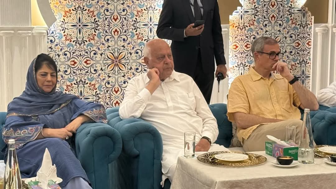CM Omar, Farooq Abdullah Attend Mehbooba Mufti’s Iftaar Party