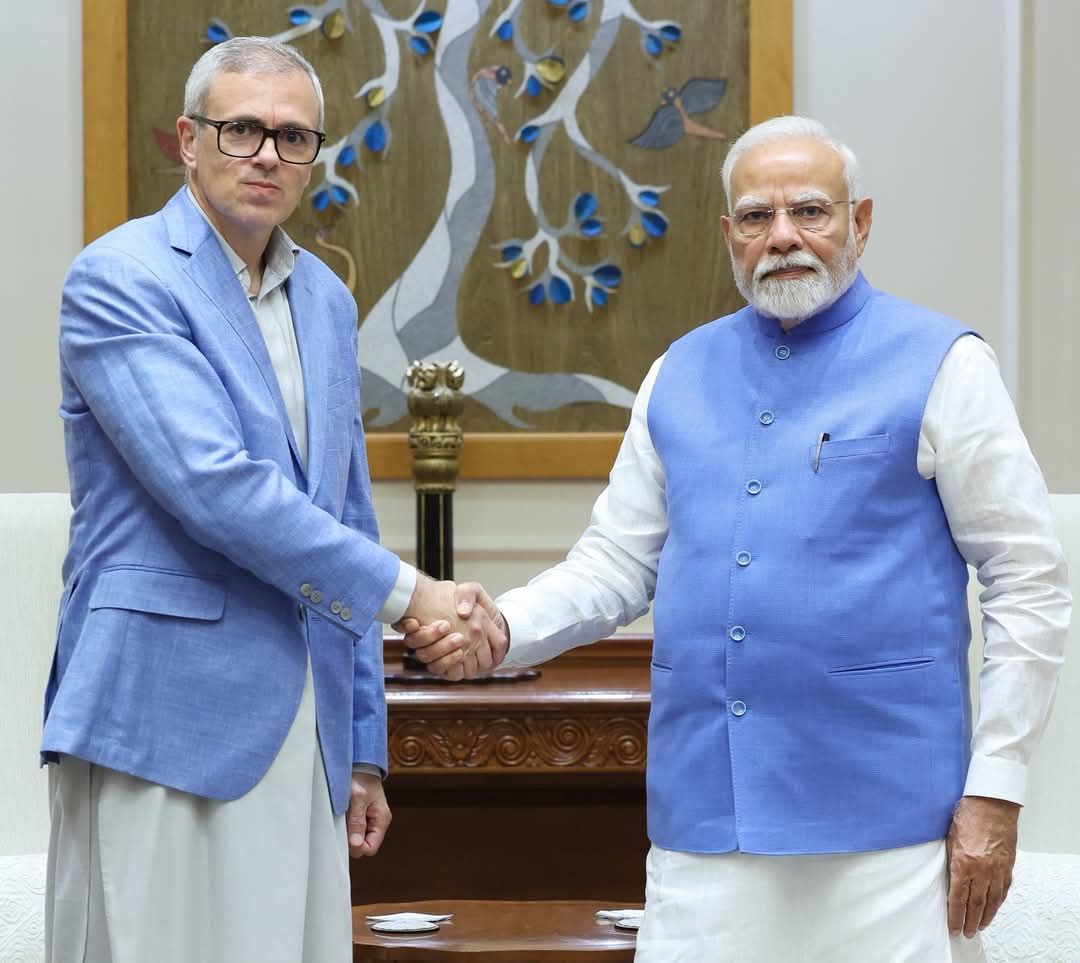 Omar Abdullah calls on PM Modi, discusses situation in J&K