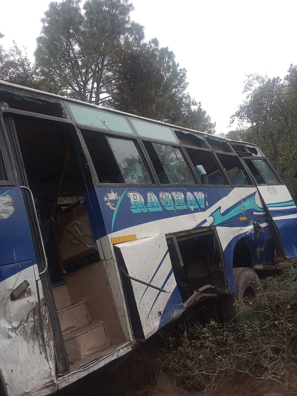 Two killed as passenger bus falls into gorge in Poonch