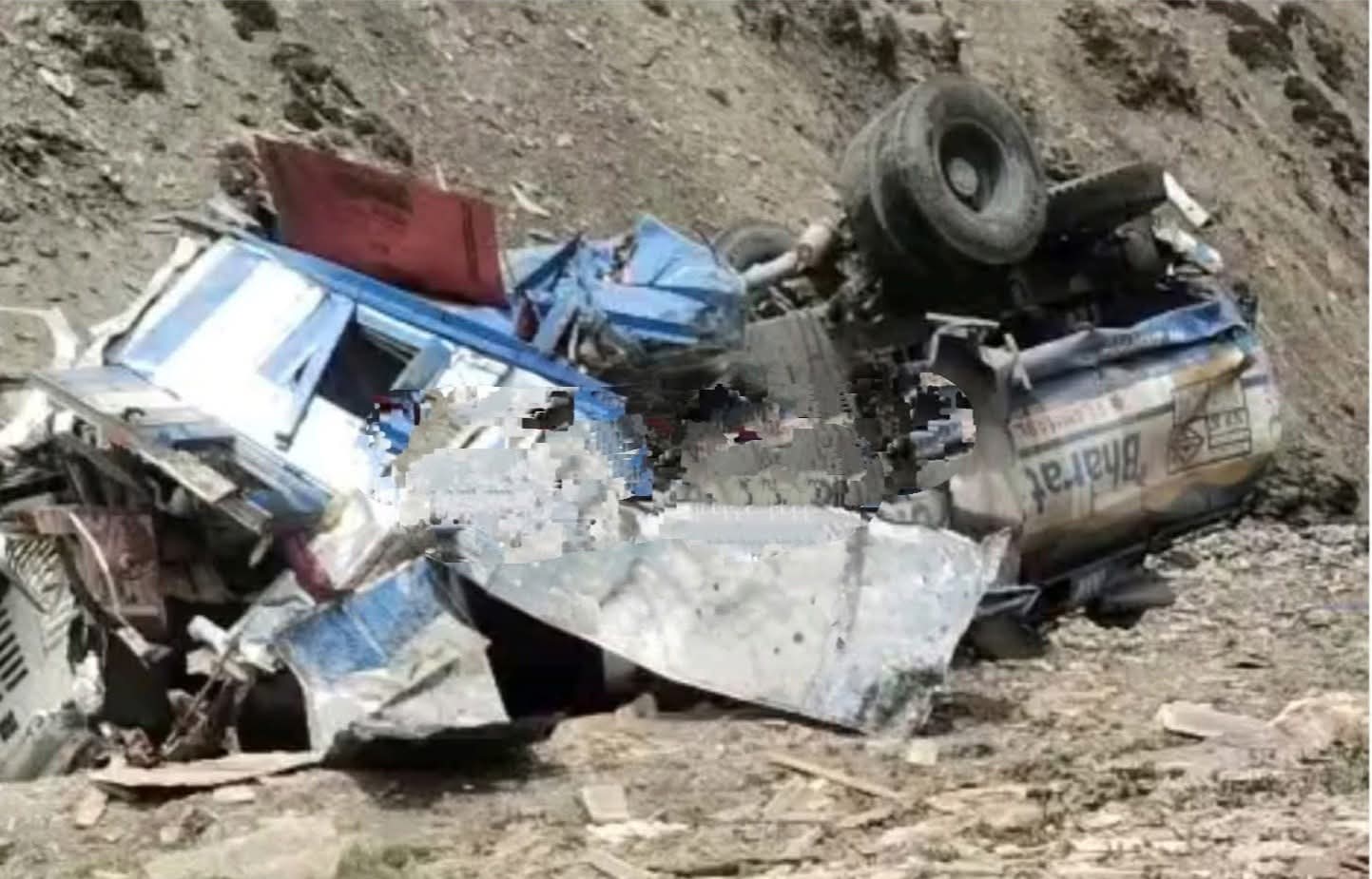 Two Dead as Oil Tanker Rolls Down in Leh-Ladakh Road Accident