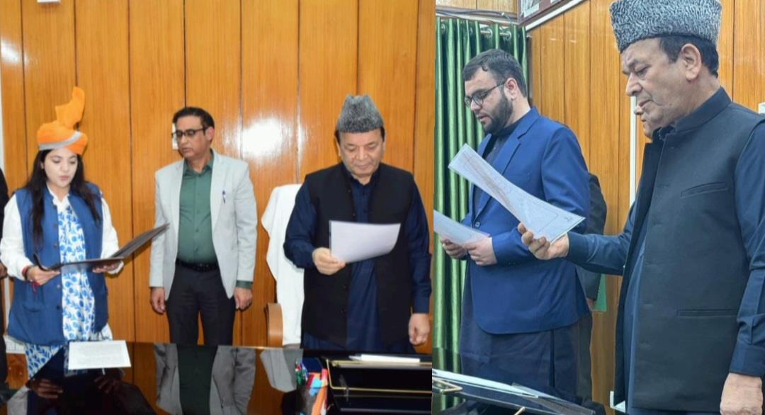 Two newly elected MLAs take oath in J&K Assembly