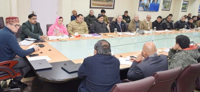CM Omar Abdullah Chairs Pre-Budget Consultation Meeting with Stakeholders in Srinagar