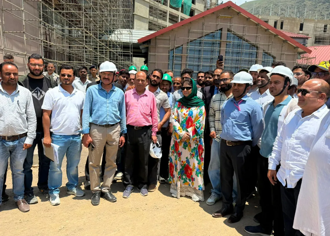 Mehbooba Mufti’s Visit to AIIMS Awantipora Triggers Political Controversy