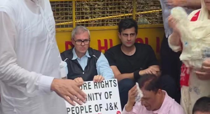 Centre Forced Us to Protest in Delhi for J&K Statehood: Omar Abdullah