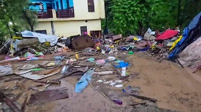 10 Dead In Flash Floods At Lower Murrah, Bufliaz; Rescue Operations On In Poonch